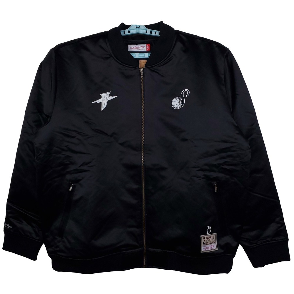 Suga BST GS Warriors Mitchell & Ness NBA 3XL XXXL Jacket Agust D Collab NWT